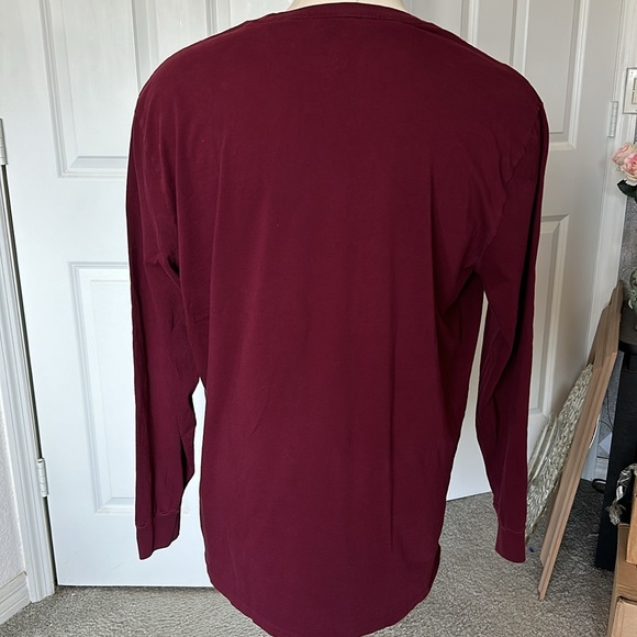 RALPH LAUREN POLO “Polo Bear” long sleeve T-shirt. Wine red. Size XXL. VGUC/EUC - Picture 5 of 8